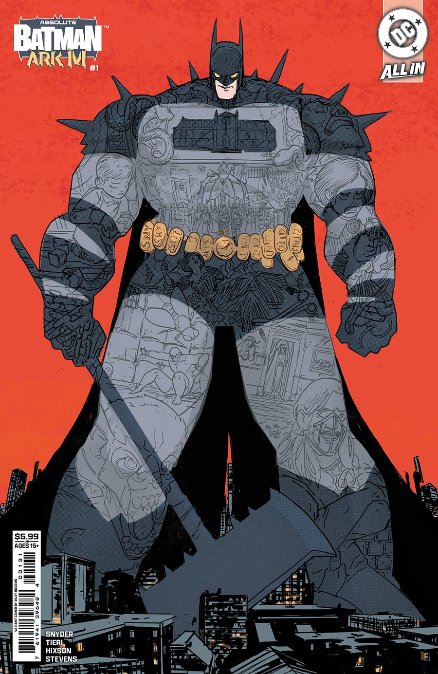 Absolute Batman Ark-M Special #1 (One Shot) Cover C Variant Riley Rossmo Card Stock Cover (DC All In)(Limit 1 Per Customer)
