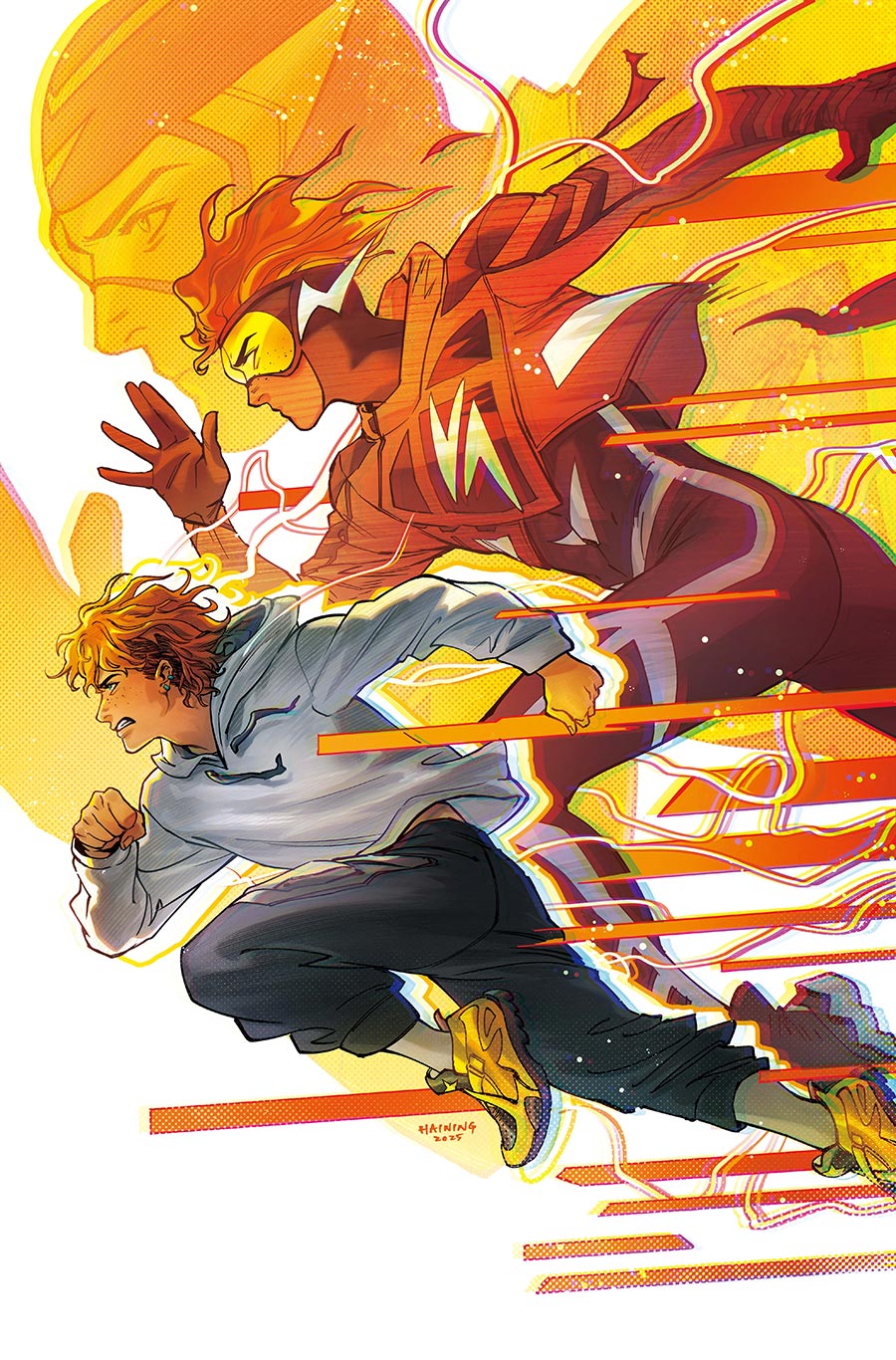 Absolute Flash #10 Cover B Variant Haining Card Stock Cover (DC All In)