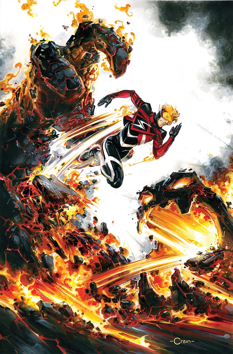 Absolute Flash #10 Cover C Variant Clayton Crain Card Stock Cover (DC All In)