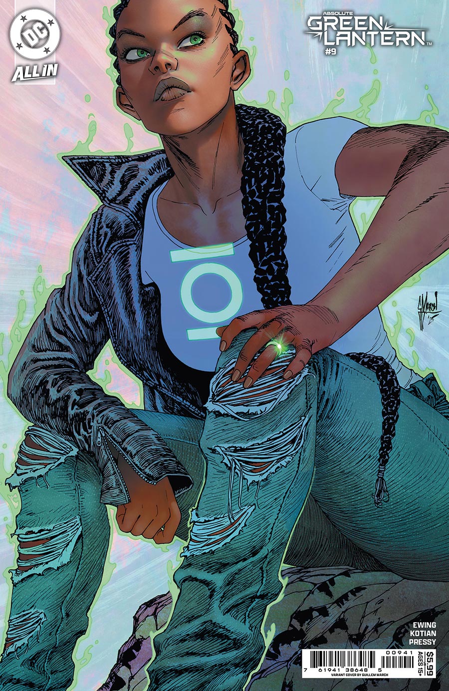 Absolute Green Lantern #9 Cover B Variant Guillem March Card Stock Cover (DC All In)
