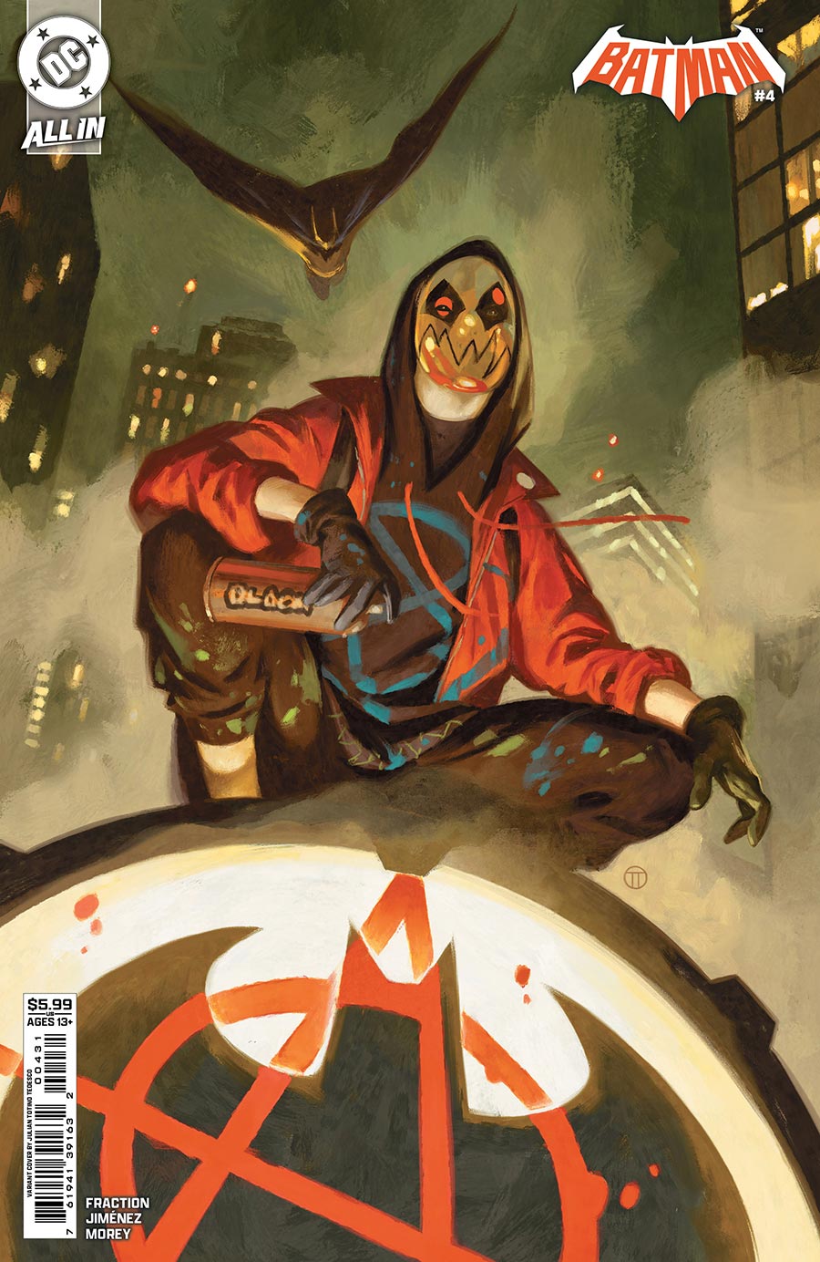 Batman Vol 4 #4 Cover C Variant Julian Totino Tedesco Card Stock Cover (DC All In)