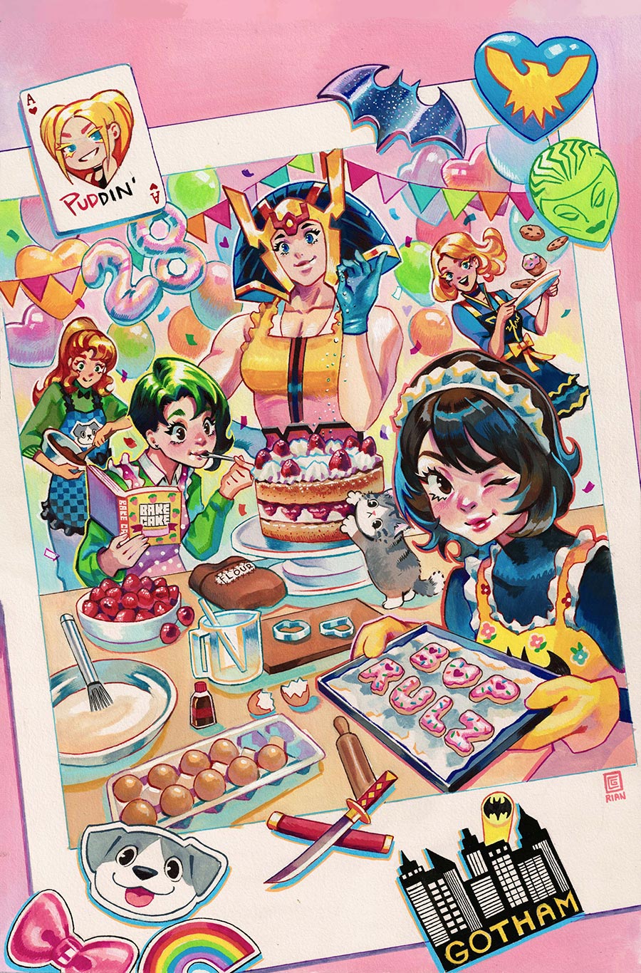 Birds Of Prey Vol 5 #28 Cover D Variant Rian Gonzales Card Stock Cover (DC All In)