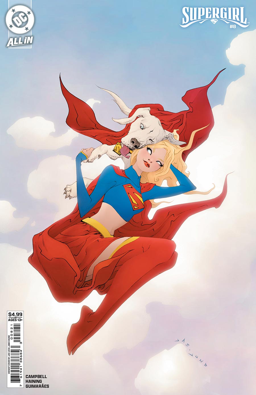 Supergirl Vol 8 #8 Cover B Variant Jae Lee Card Stock Cover (DC All In)