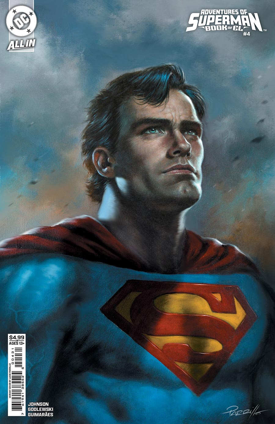 Adventures Of Superman Book Of El #4 Cover C Variant Lucio Parrillo Card Stock Cover (DC All In)