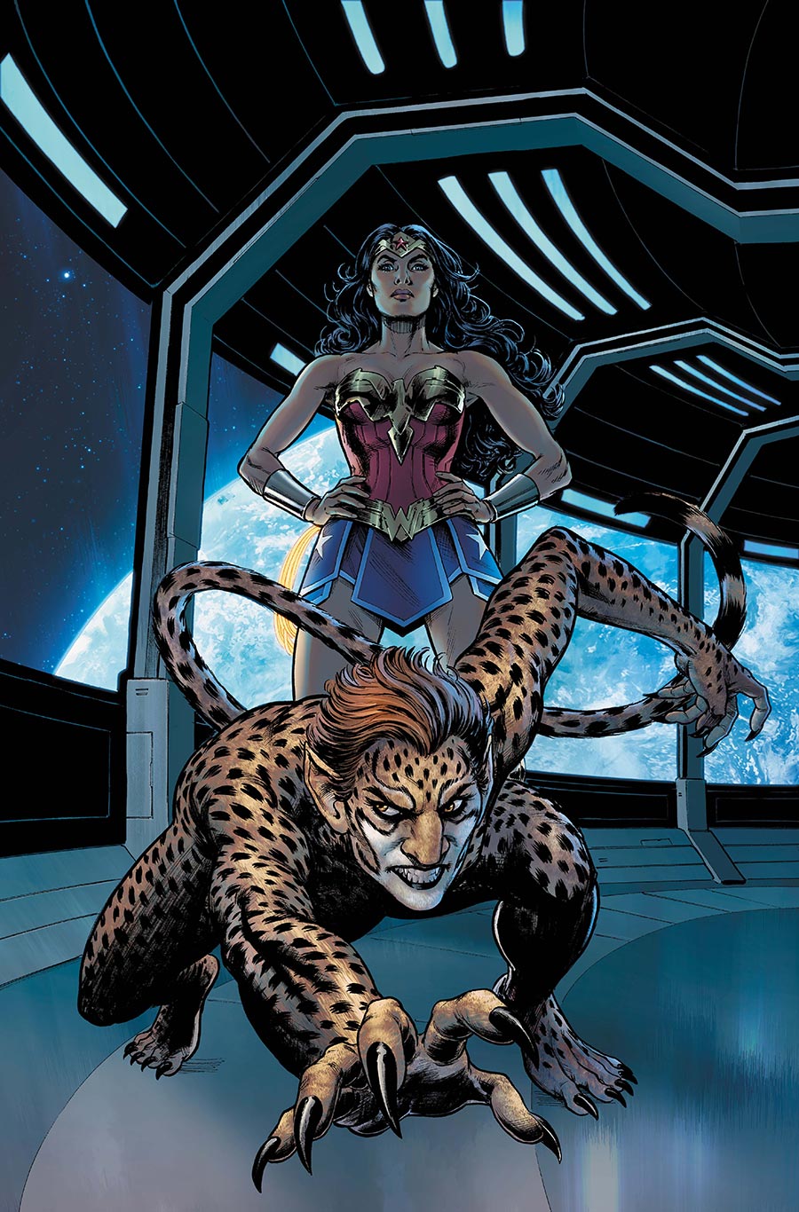 Cheetah And Cheshire Rob The Justice League #5 Cover A Regular Nicola Scott Cover (DC All In)