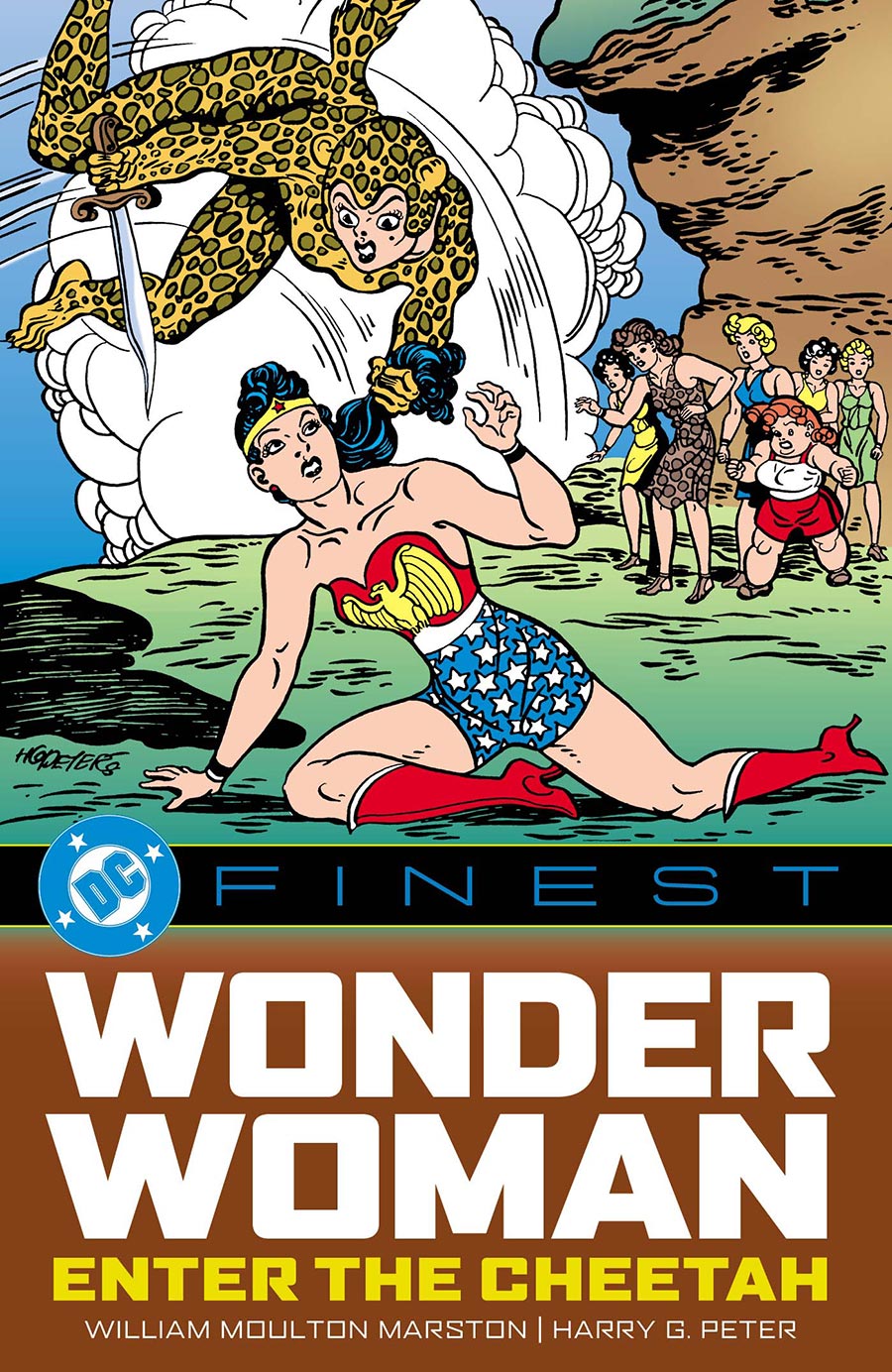 DC Finest Wonder Woman Enter The Cheetah TP
