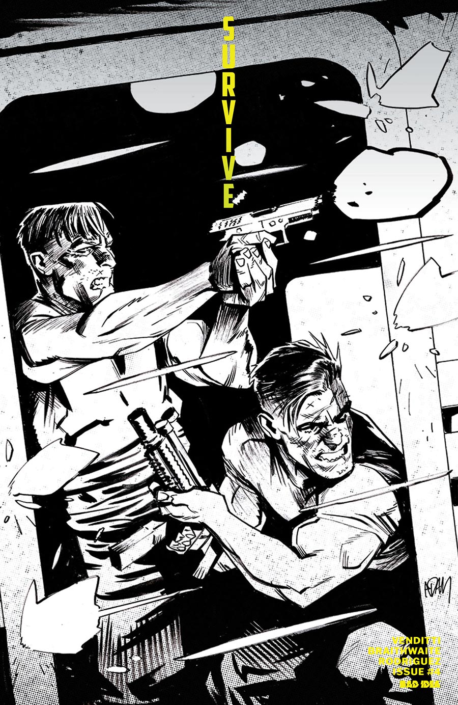 Survive # 4 Cover B Variant Adam Gorham Cover