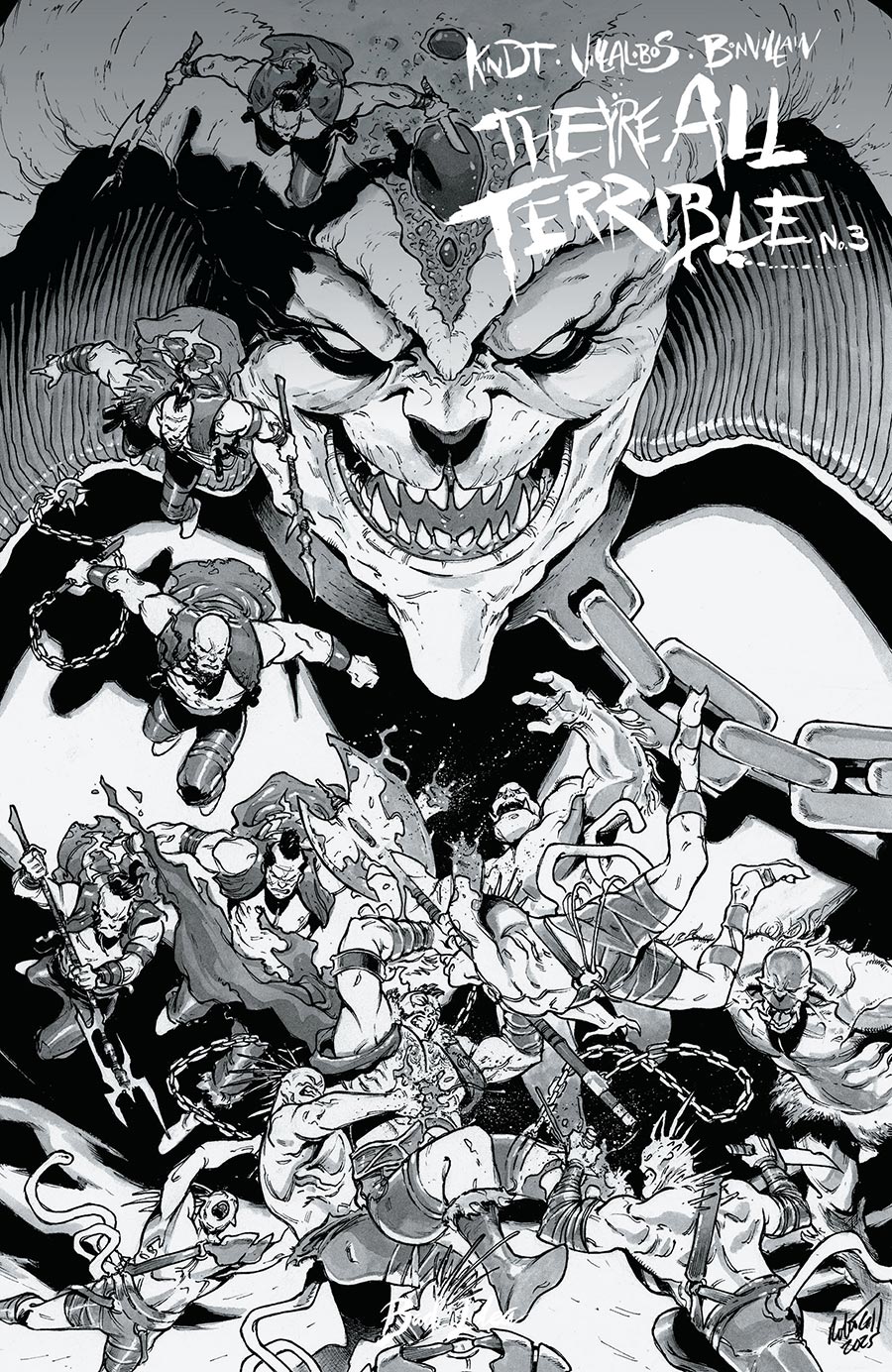 Theyre All Terrible #3 Cover B Variant Robert Gill Cover