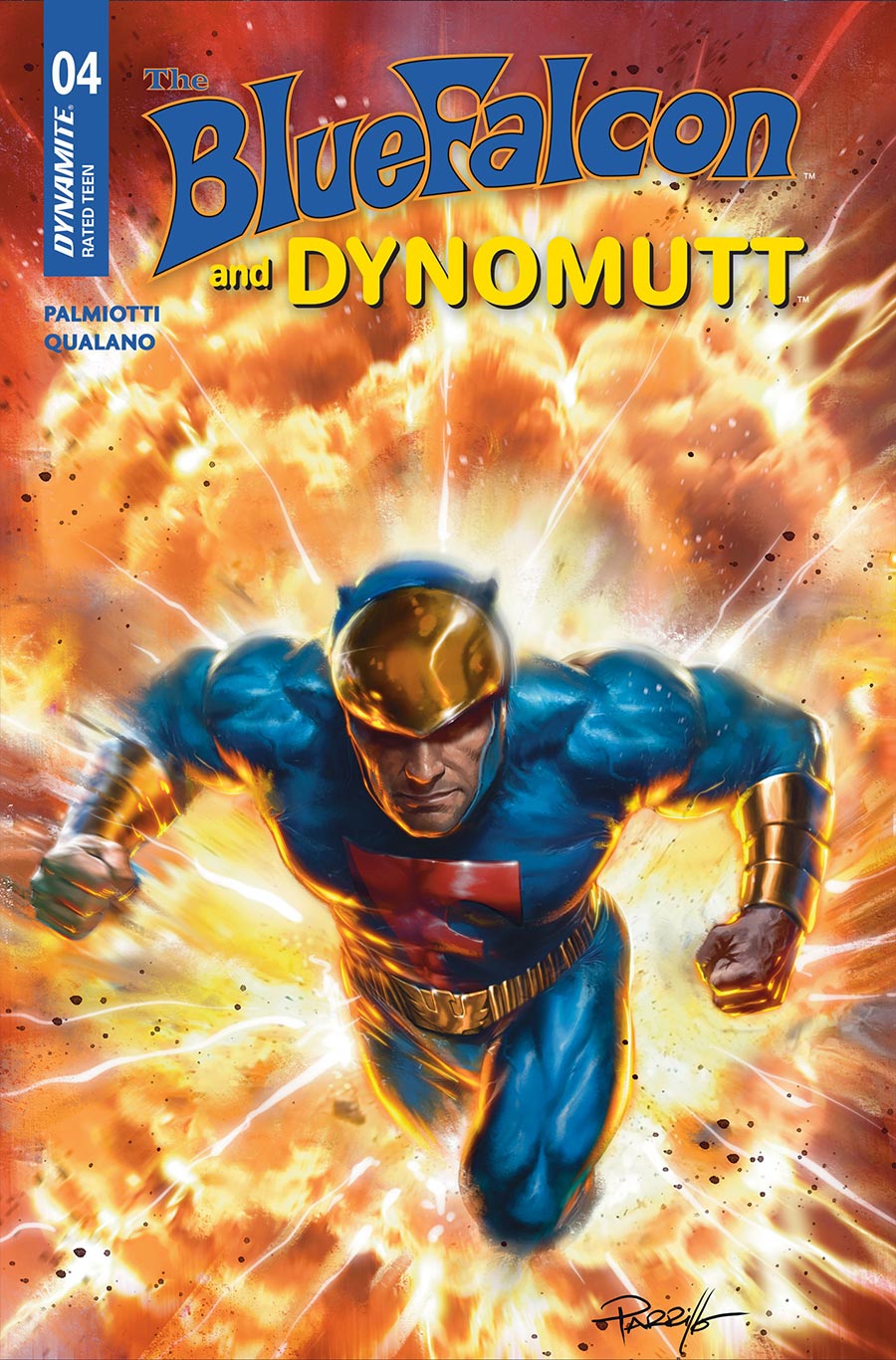 Blue Falcon And Dynomutt #4 Cover A Regular Lucio Parrillo Cover