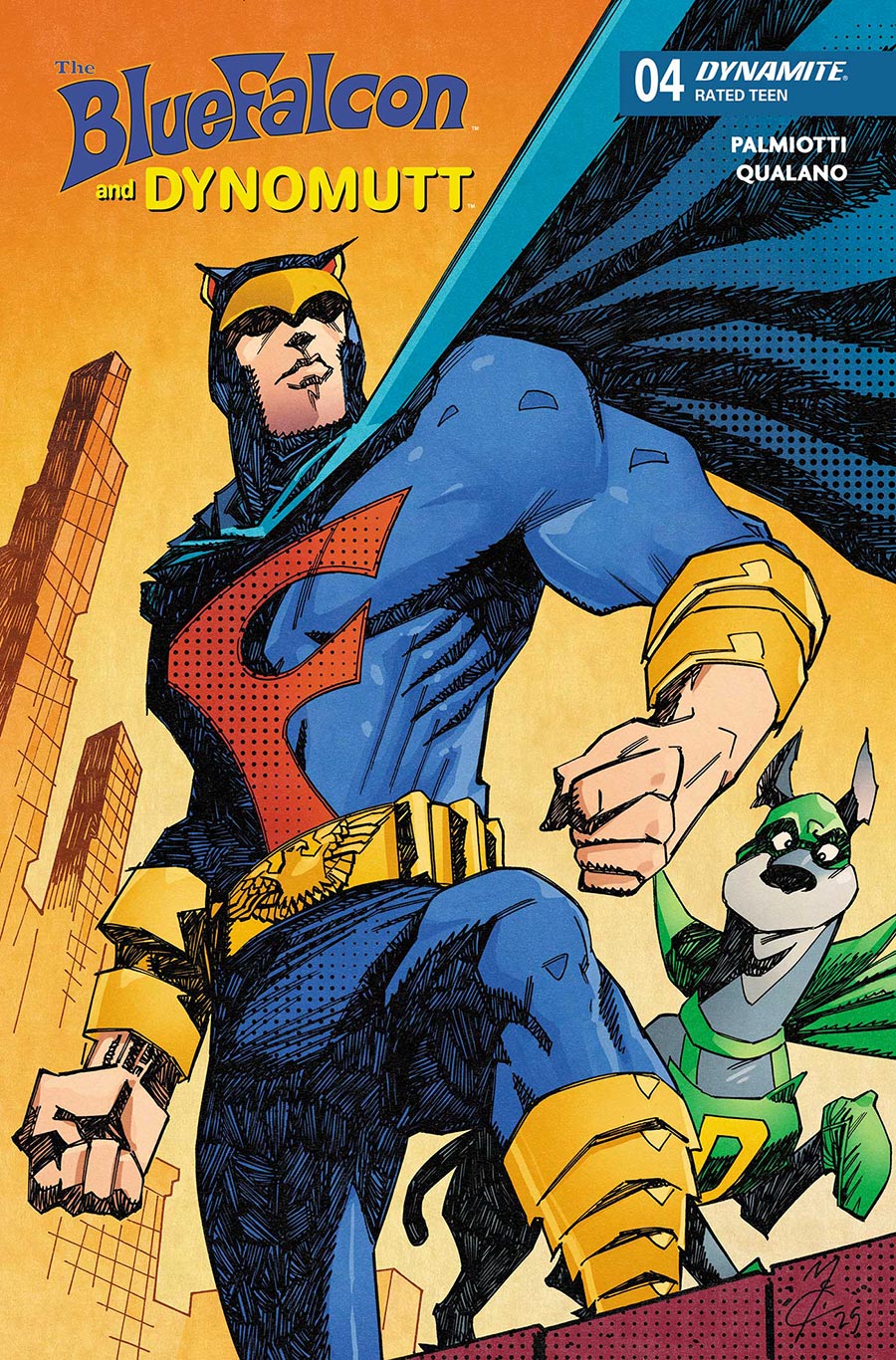 Blue Falcon And Dynomutt #4 Cover B Variant John McCrea Cover