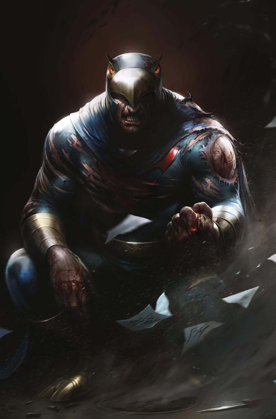 Blue Falcon And Dynomutt #4 Cover F Incentive Francesco Mattina Virgin Cover