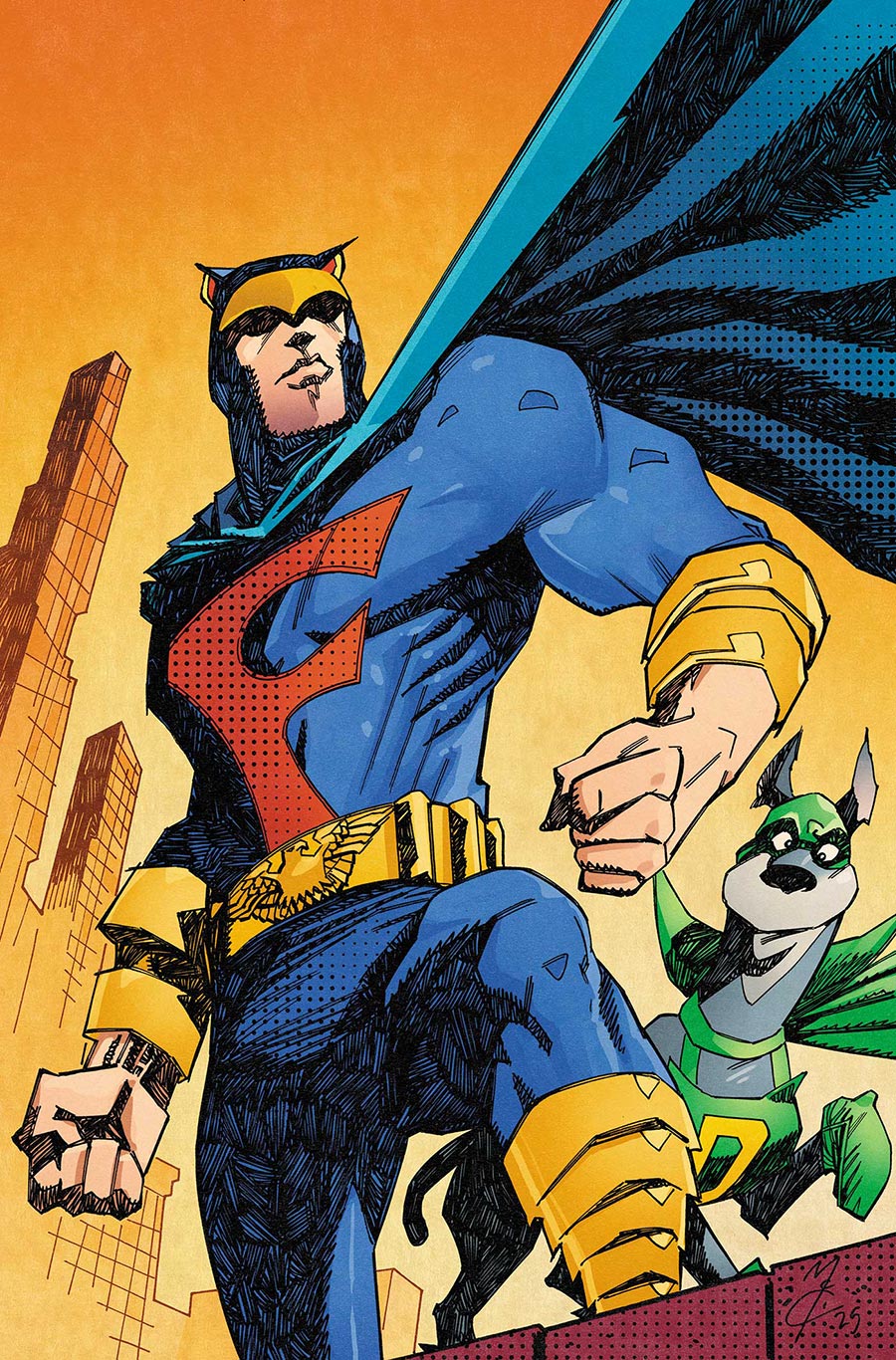 Blue Falcon And Dynomutt #4 Cover H Incentive John McCrea Virgin Cover