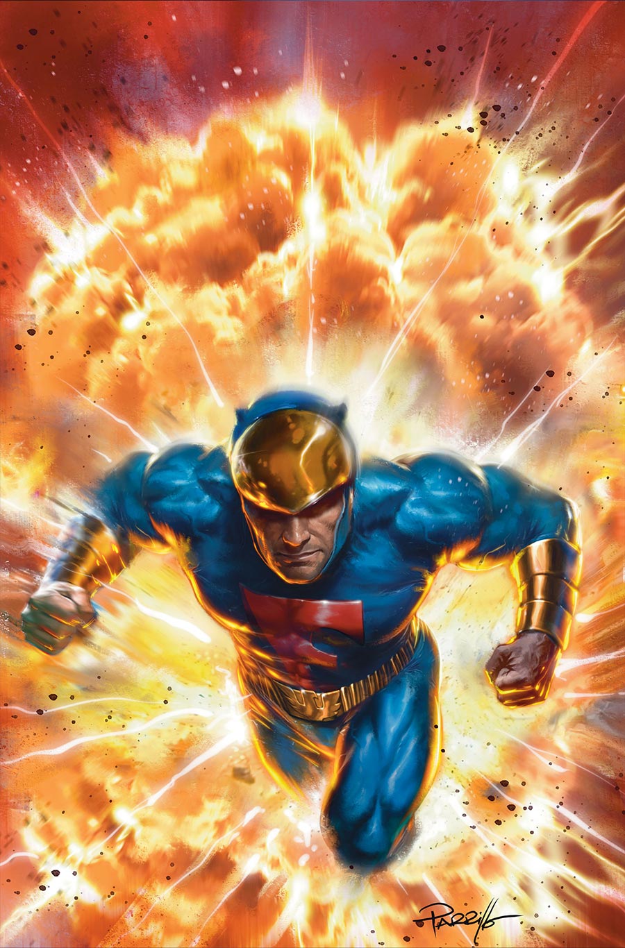 Blue Falcon And Dynomutt #4 Cover I Incentive Lucio Parrillo Virgin Cover