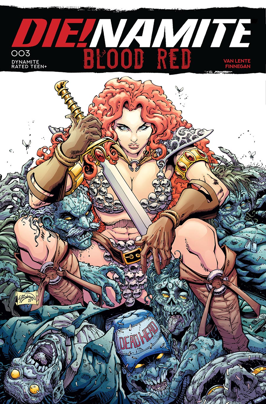 DieNamite Blood Red #3 Cover D Variant Will Robson Cover