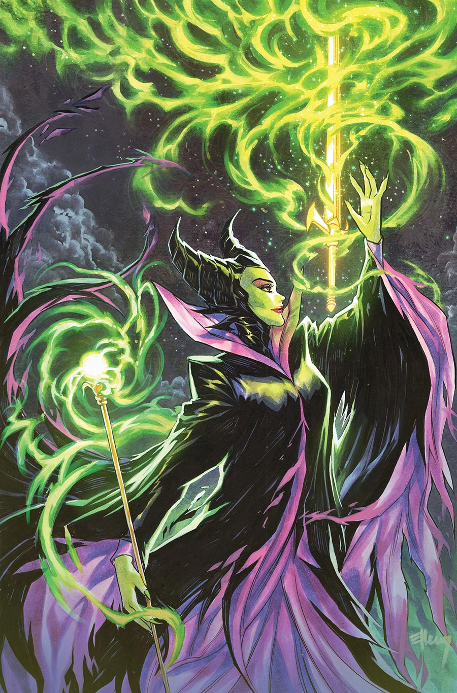 Disney Villains Maleficent Vol 2 #3 Cover G Incentive Ellery Virgin Cover