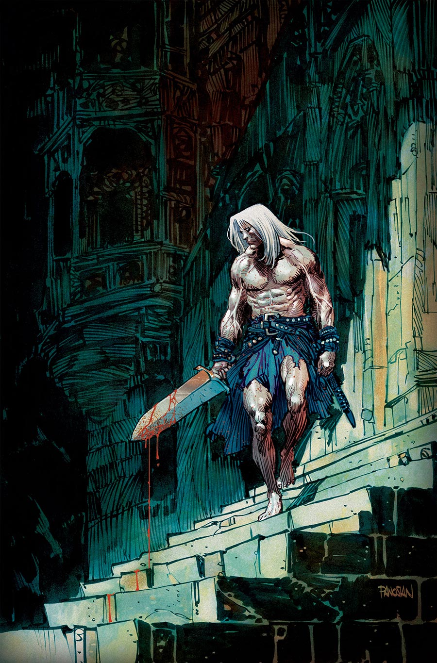 Fire And Ice Nekron #1 (One Shot) Cover E Dynamite Metal Premium Dan Panosian Virgin Cover