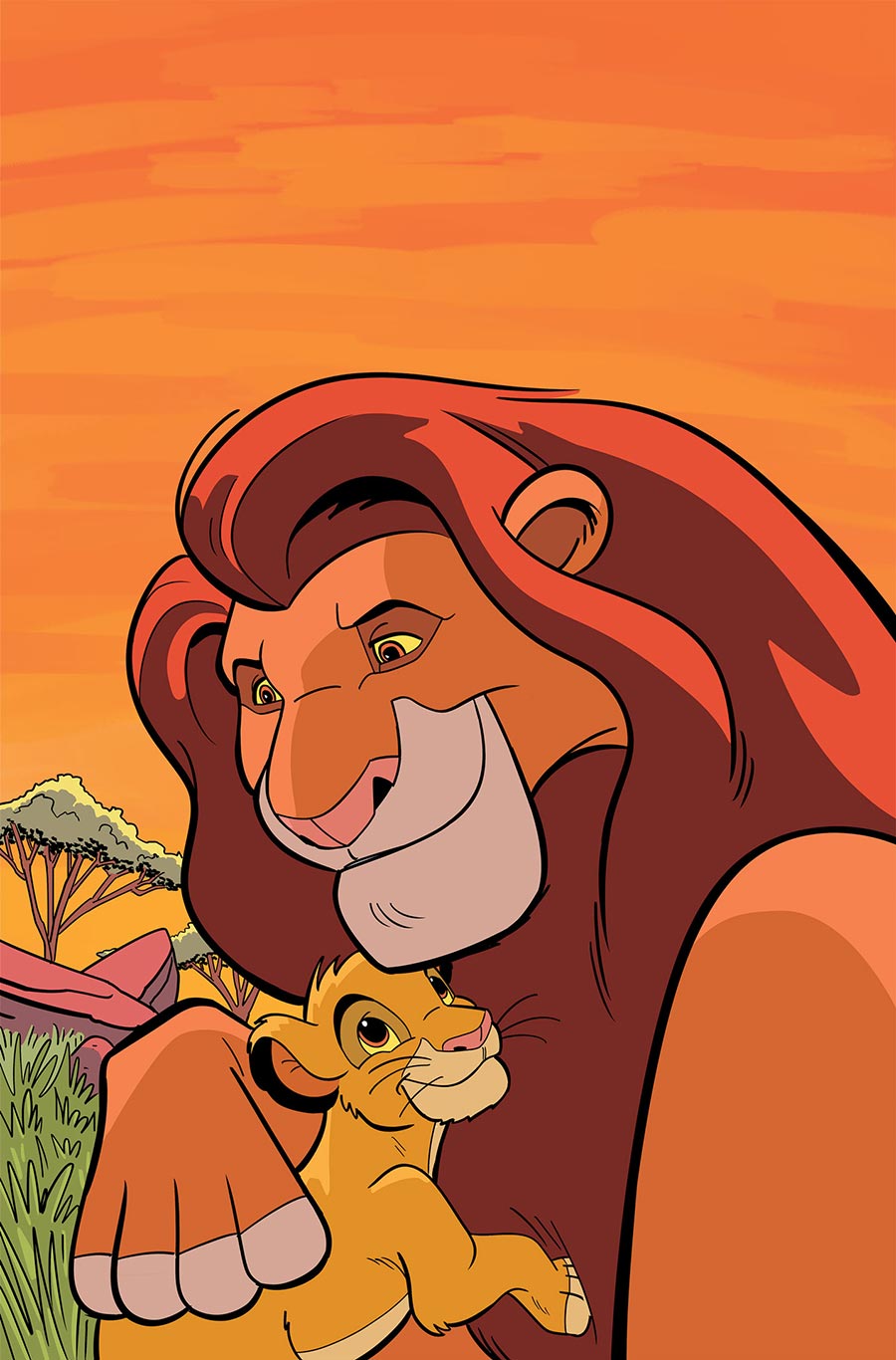 Lion King #2 Cover F Incentive Jacob Edgar Virgin Cover