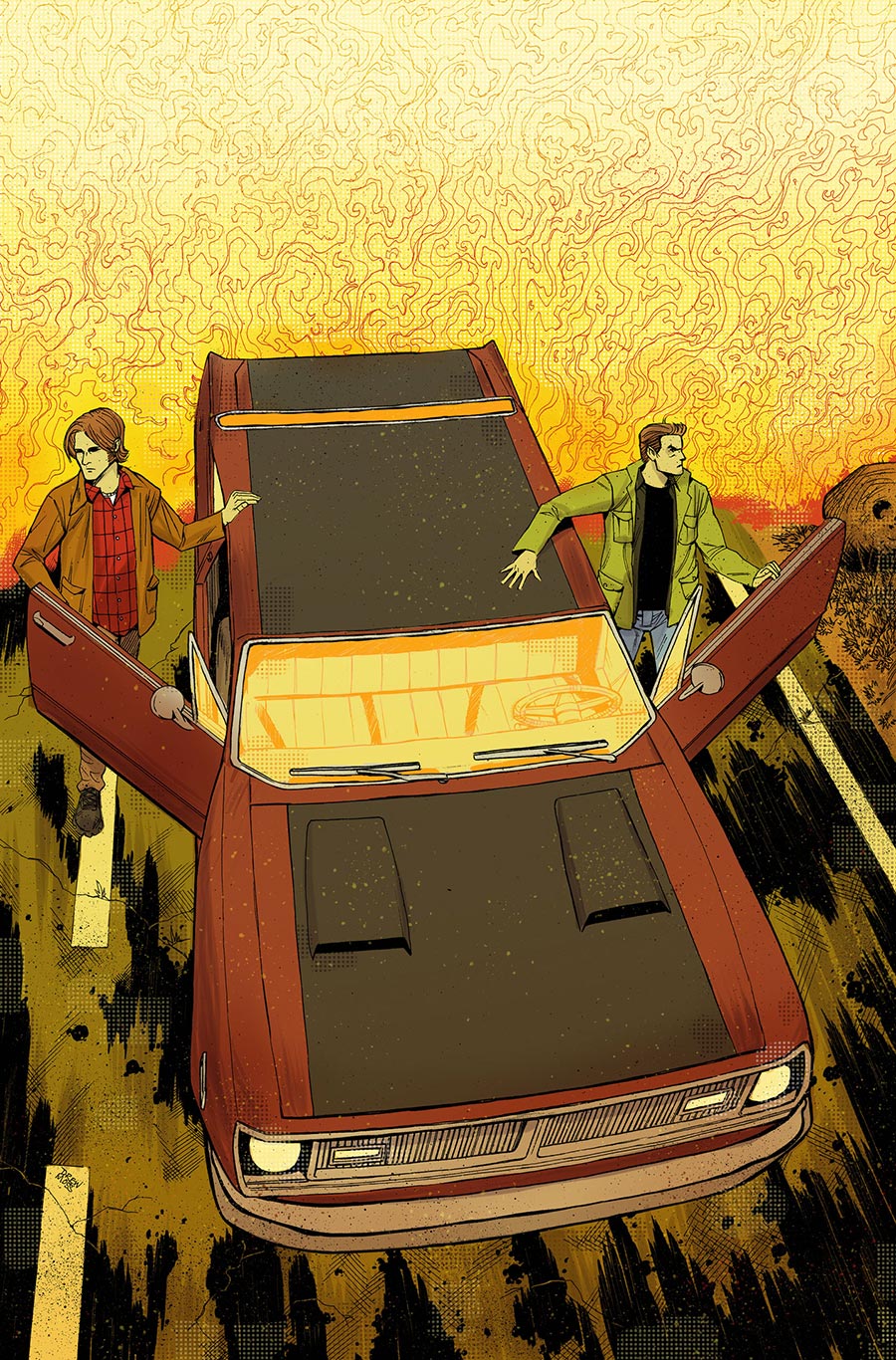 Supernatural Vol 2 #3 Cover G Incentive Drew Moss Virgin Cover
