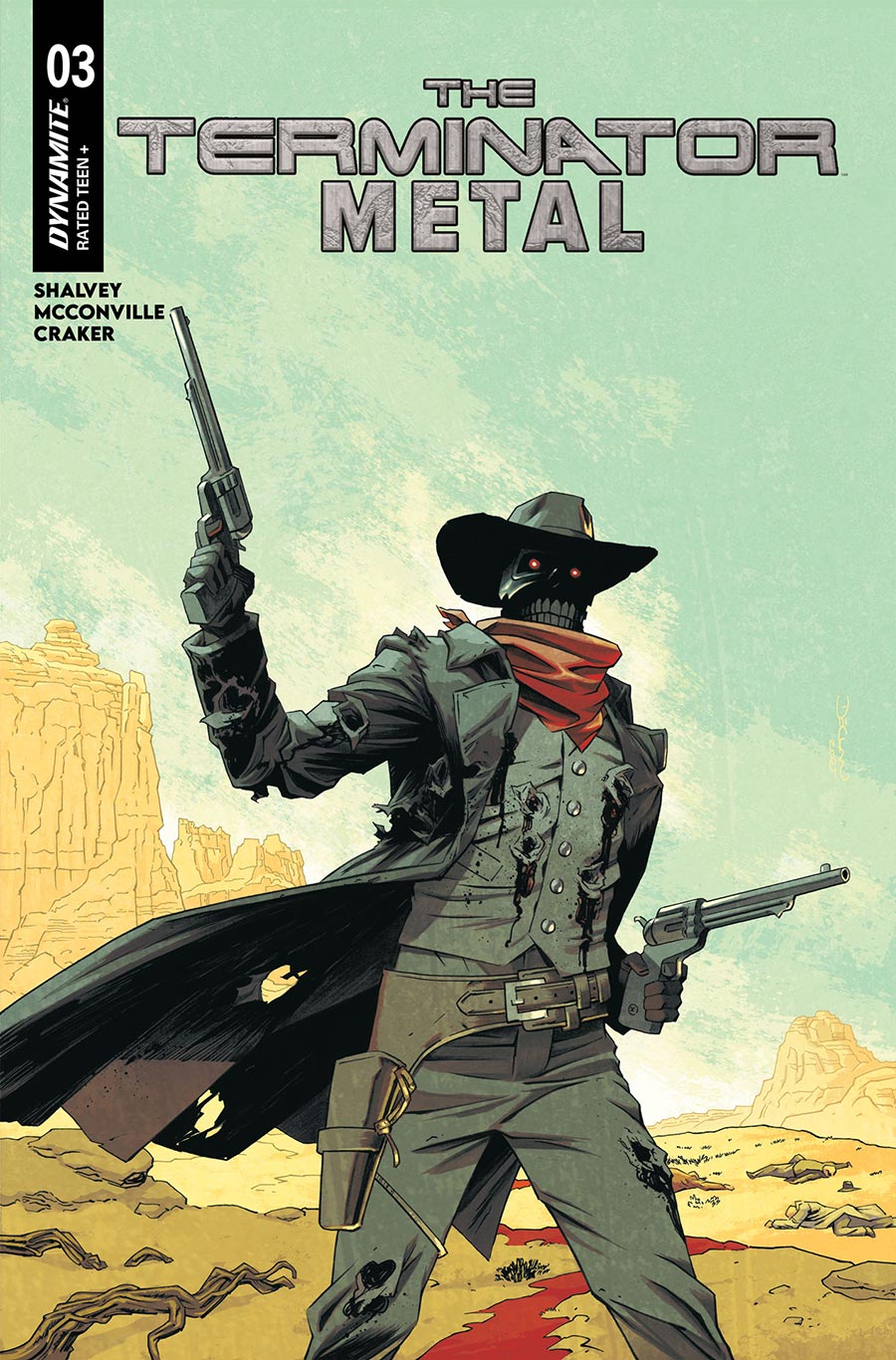 Terminator Metal #3 Cover A Regular Declan Shalvey Cover