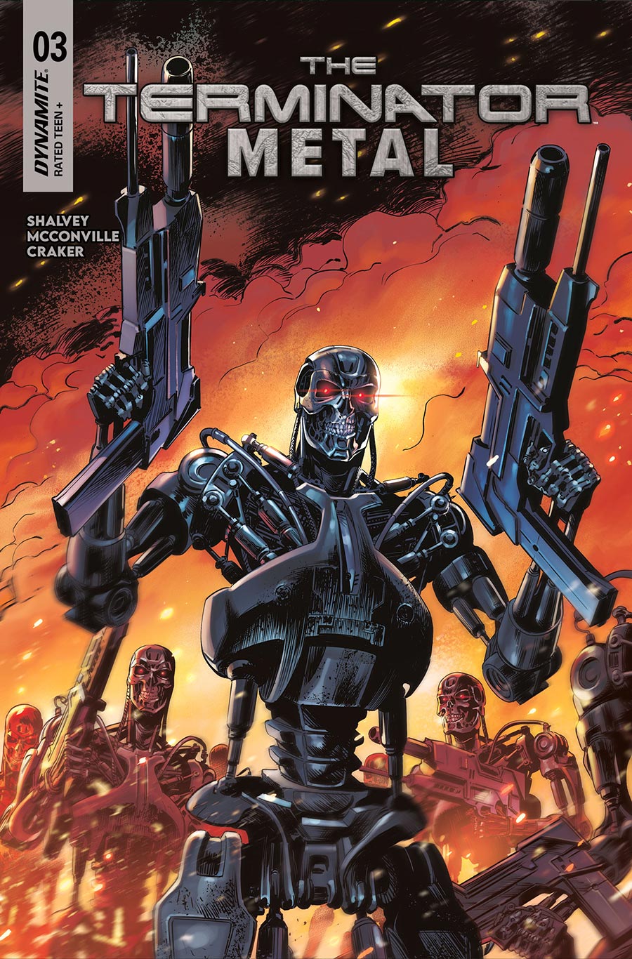 Terminator Metal #3 Cover D Variant Paolo Antiga Cover