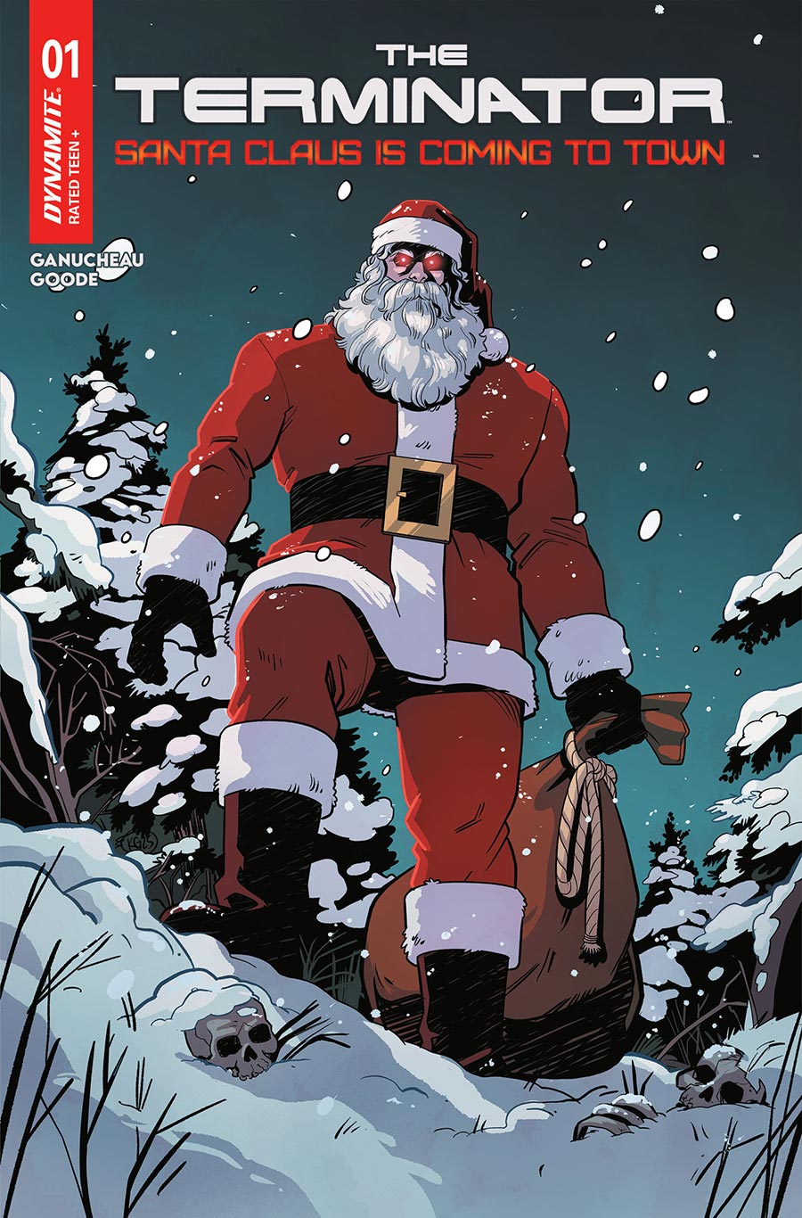 Terminator Santa Claus Is Coming To Town #1 (One Shot) Cover D Variant Kendall Goode Cover