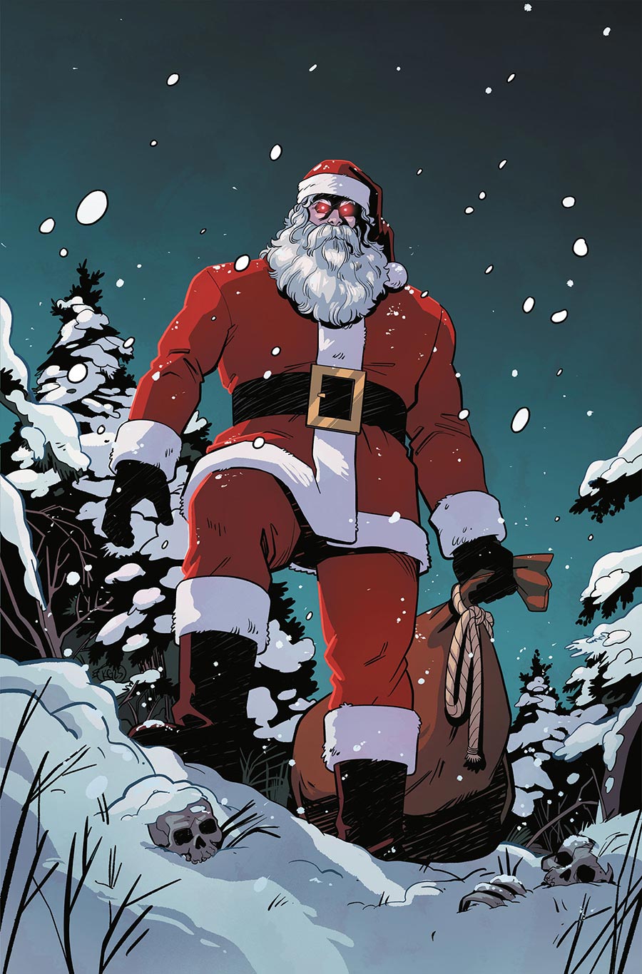 Terminator Santa Claus Is Coming To Town #1 (One Shot) Cover F Incentive Kendall Goode Virgin Cover