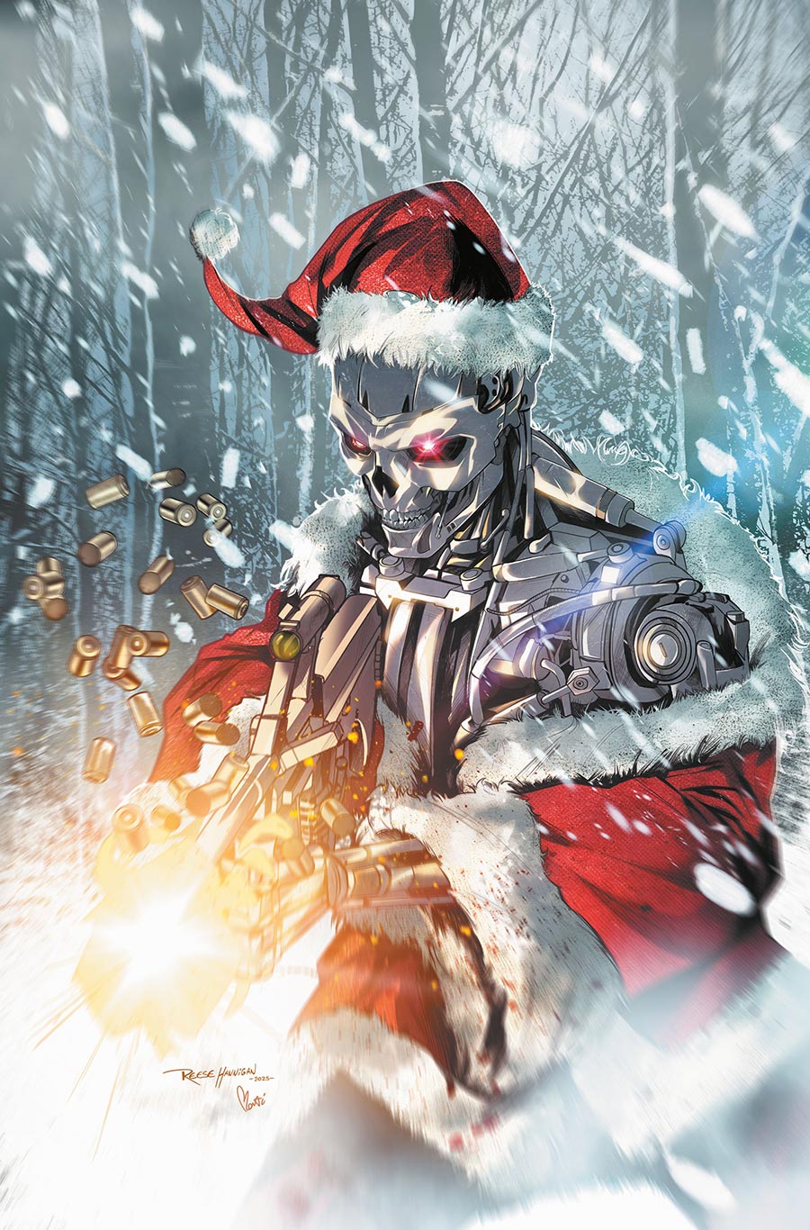 Terminator Santa Claus Is Coming To Town #1 (One Shot) Cover G Incentive Reese Hannigan Virgin Cover