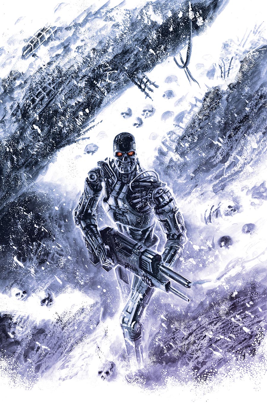 Terminator Santa Claus Is Coming To Town #1 (One Shot) Cover H Incentive Francesco Biagini Virgin Cover
