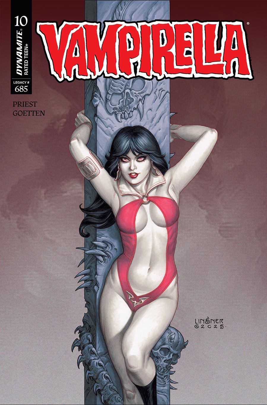 Vampirella Vol 9 #10 Cover C Variant Joseph Michael Linsner Cover