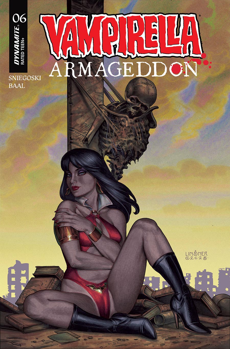 Vampirella Armageddon #6 Cover C Variant Joseph Michael Linsner Cover