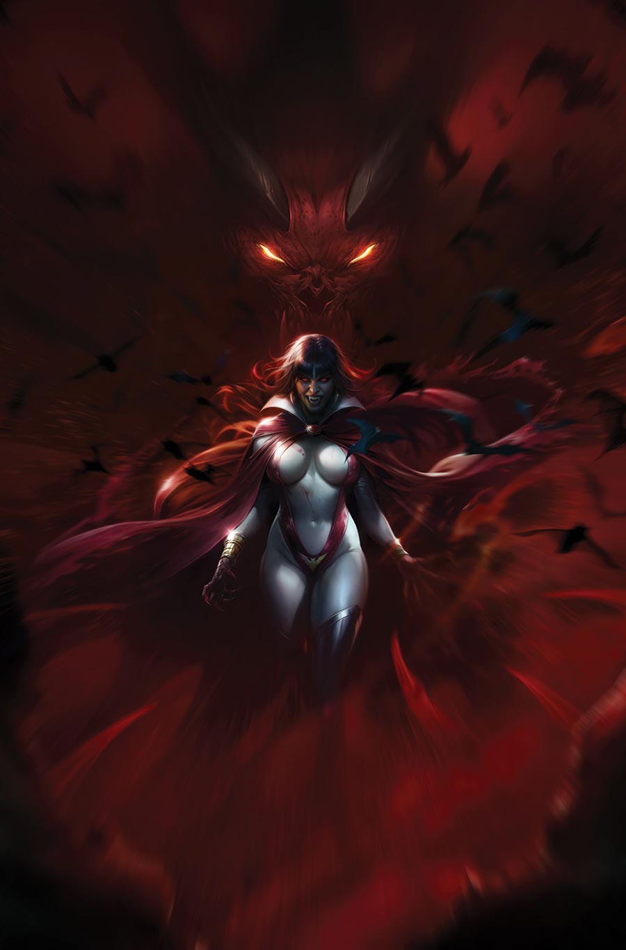 Vampirella Armageddon #6 Cover E Dynamite Metal Premium Francesco Mattina Virgin Cover