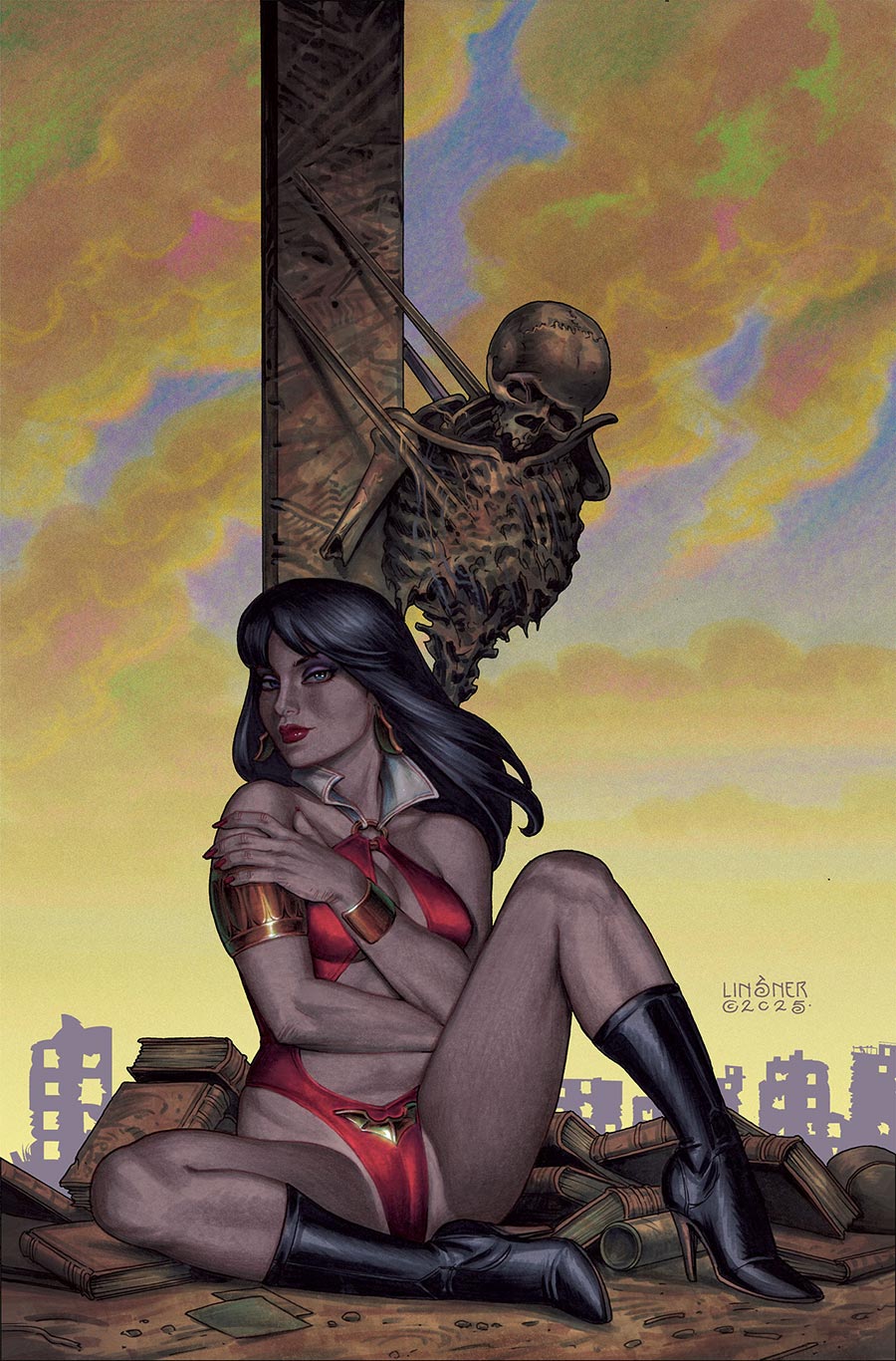 Vampirella Armageddon #6 Cover G Incentive Joseph Michael Linsner Virgin Cover