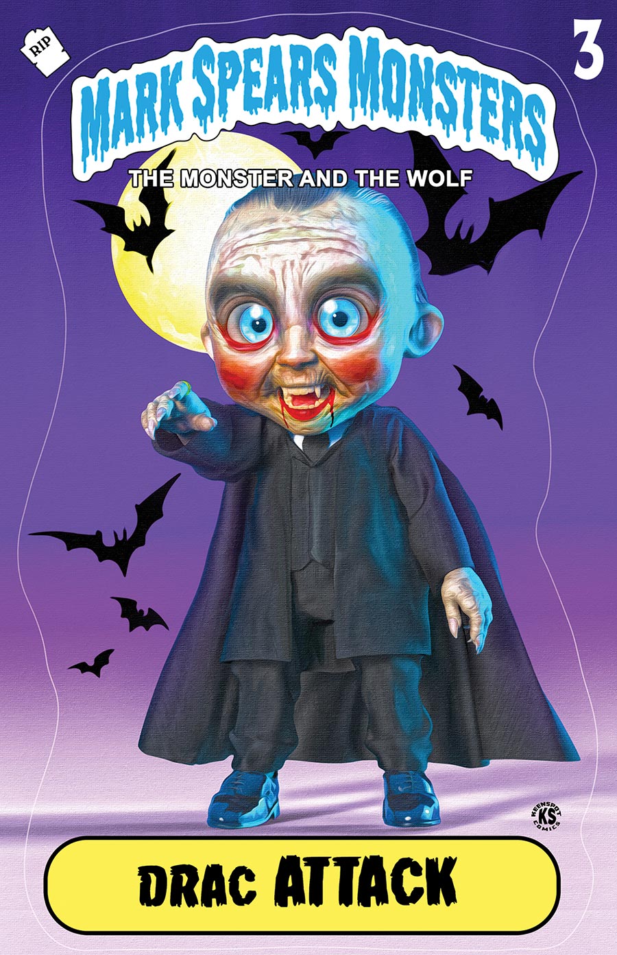 Mark Spears Monsters The Monster And The Wolf #2 Cover C Incentive Mark Spears Drac Attack Variant Cover