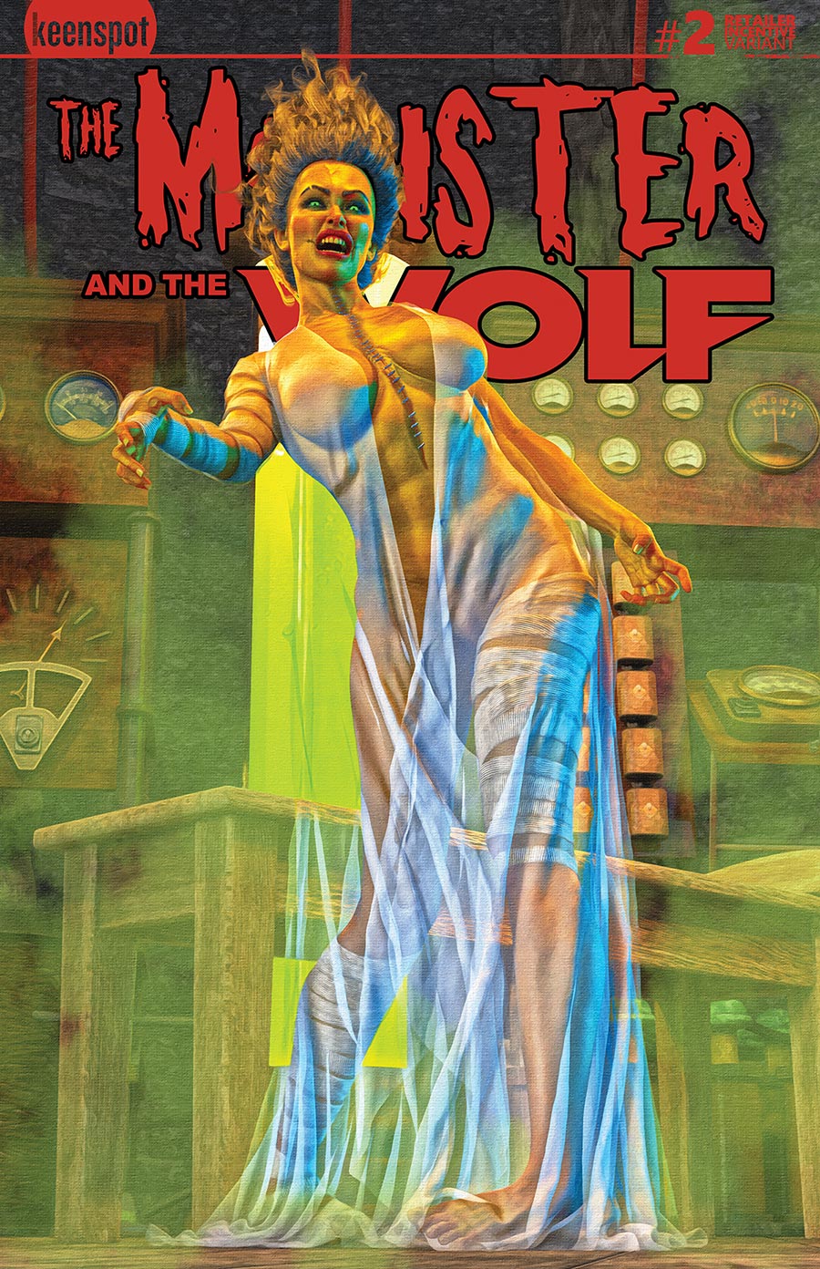 Mark Spears Monsters The Monster And The Wolf #2 Cover D Incentive Mark Spears The Awakening Holofoil Variant Cover