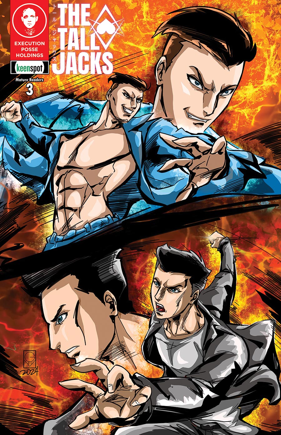 Tall Jacks #3 Cover D Variant Gershon Villamor & Charmaine Pascual Battle Jacks Cover