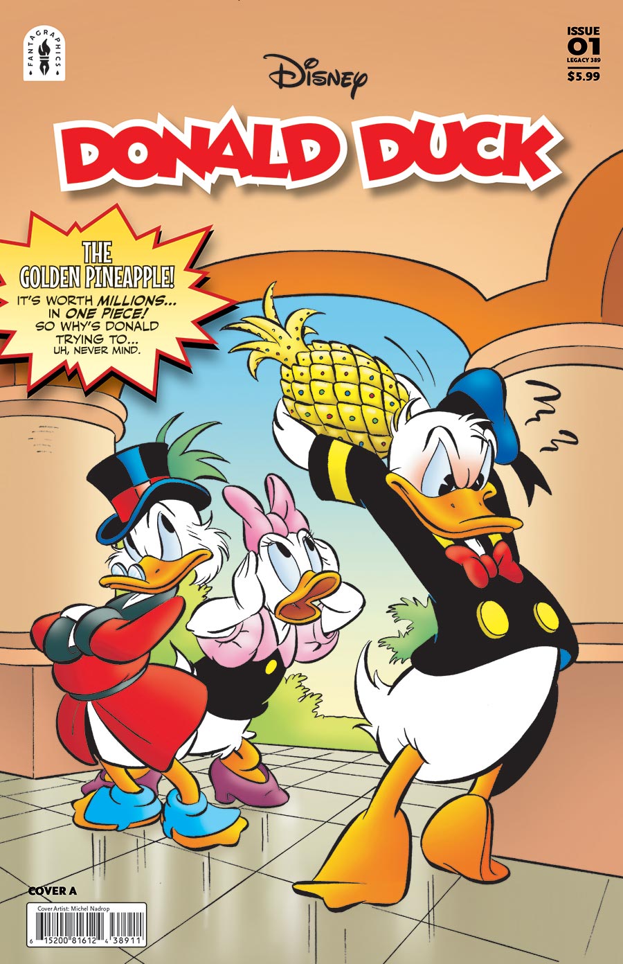 Donald Duck The Golden Pineapple #1 Cover A Regular Michel Nadorp Cover (#389)
