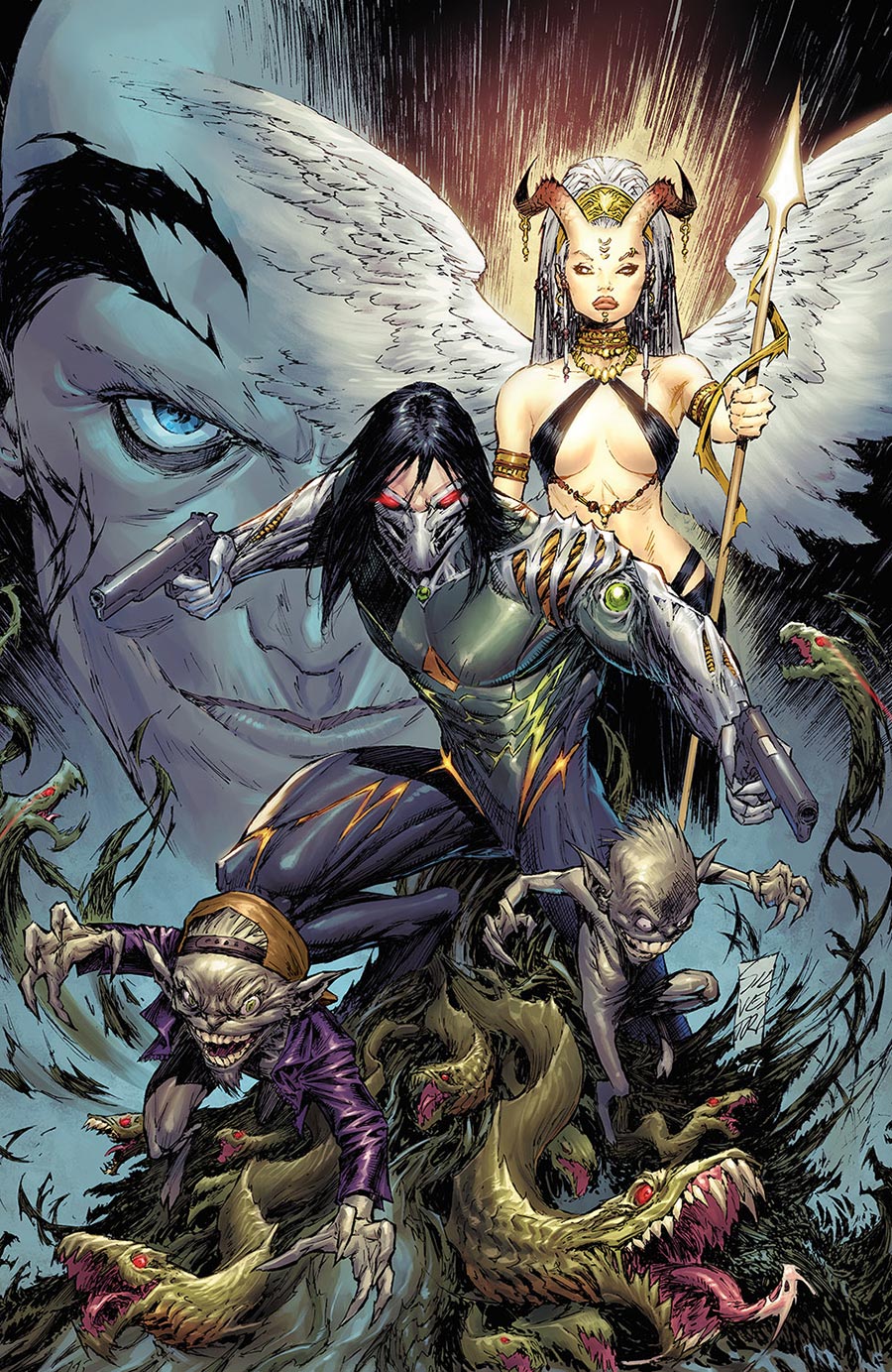 Darkness Vol 4 #1 Cover G Incentive Marc Silvestri & Arif Prianto Virgin Cover