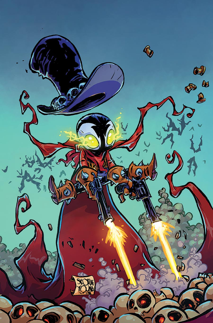 Gunslinger Spawn #50 Cover C Variant Skottie Young Cover