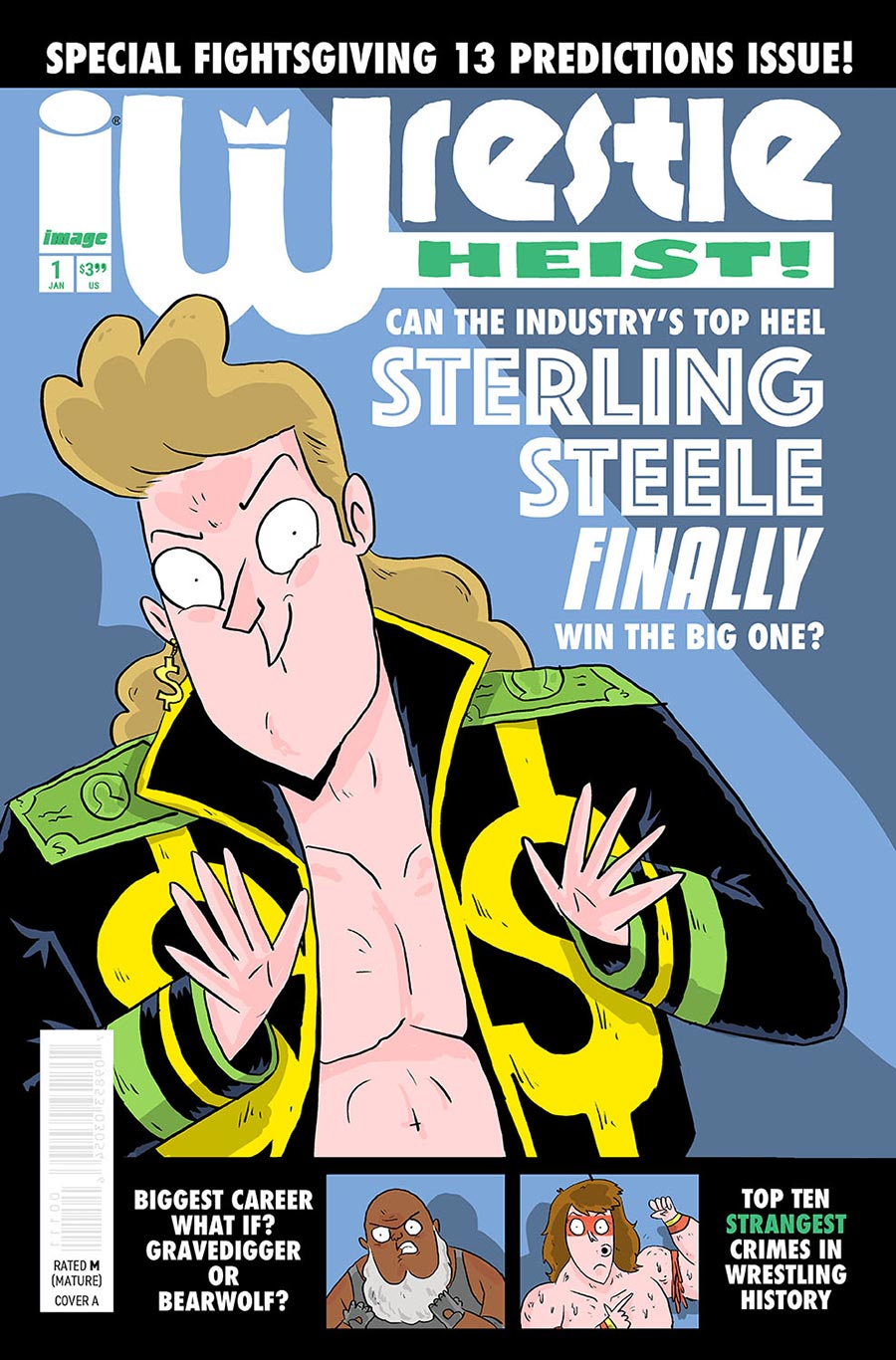 Wrestle Heist #1 Cover A Regular Kyle Starks Cover