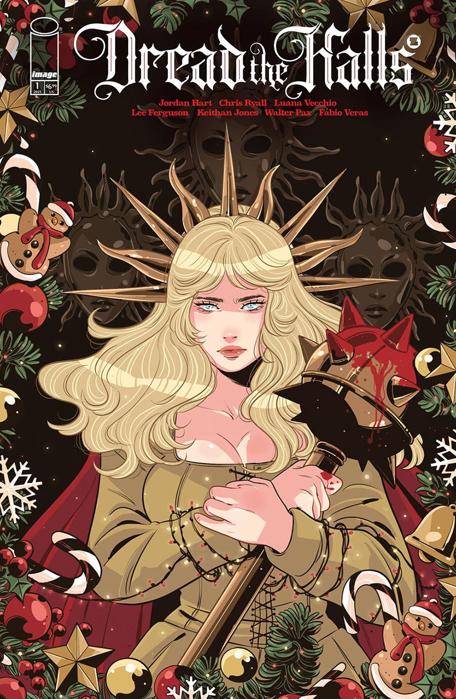 Dread The Halls 2025 #1 (One Shot) Cover B Variant Luana Vecchio Cover