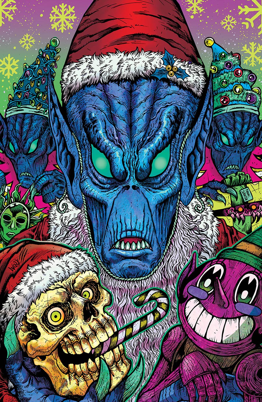 Dread The Halls 2025 #1 (One Shot) Cover E Variant Maria Wolf Toxic Cover