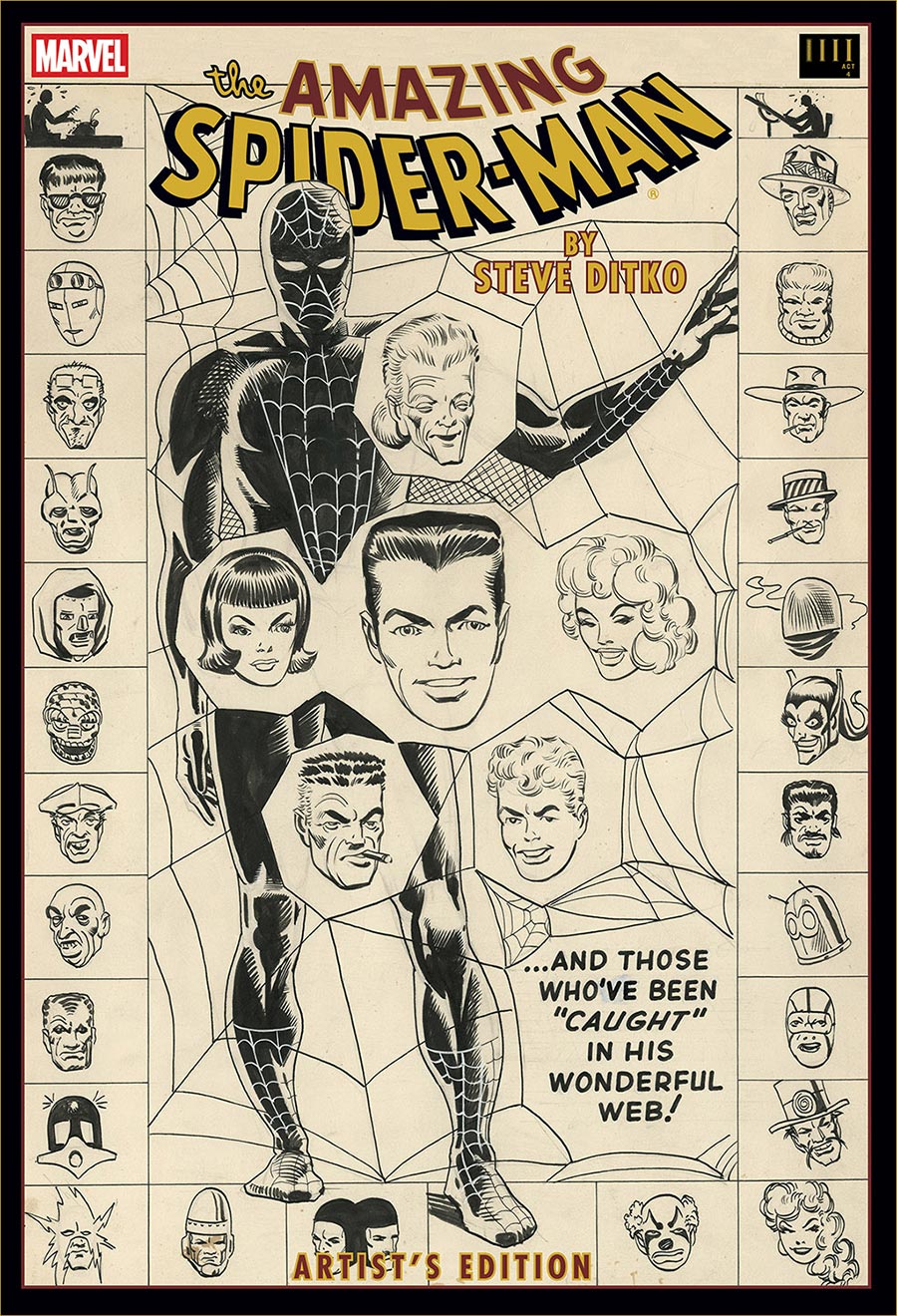 Amazing Spider Man By Steve Ditko Artists Edition HC Direct Market Exclusive Web Variant Cover