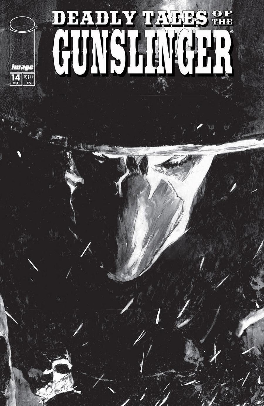Deadly Tales Of The Gunslinger Spawn #14 Cover B Variant Patric Reynolds Black & White Cover