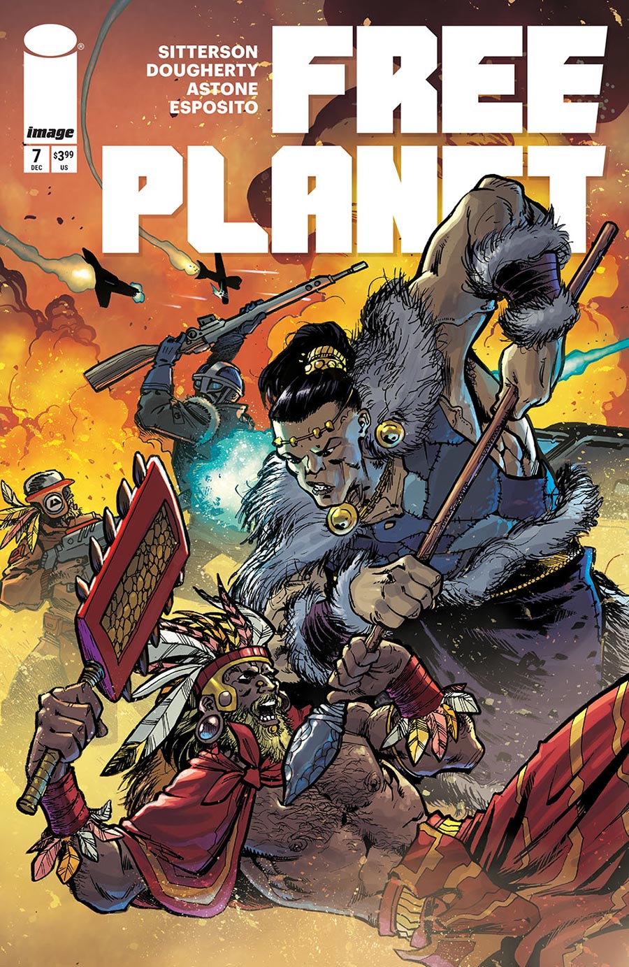 Free Planet #7 Cover B Variant Ilias Kyriazis & Vittorio Astone Cover