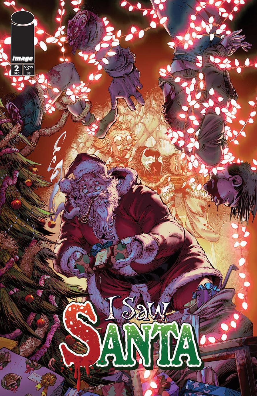 I Saw Santa A Spawn Universe Christmas Story #2 Cover A Regular Brett Booth Cover