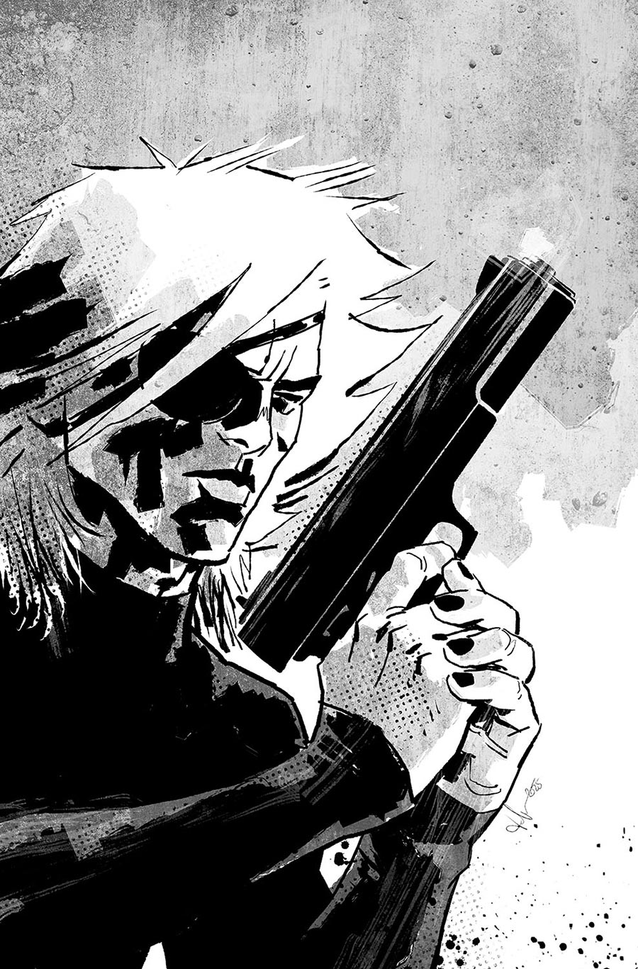 Lost Fantasy #6 Cover D Incentive Luca Casalanguida Black & White Cover