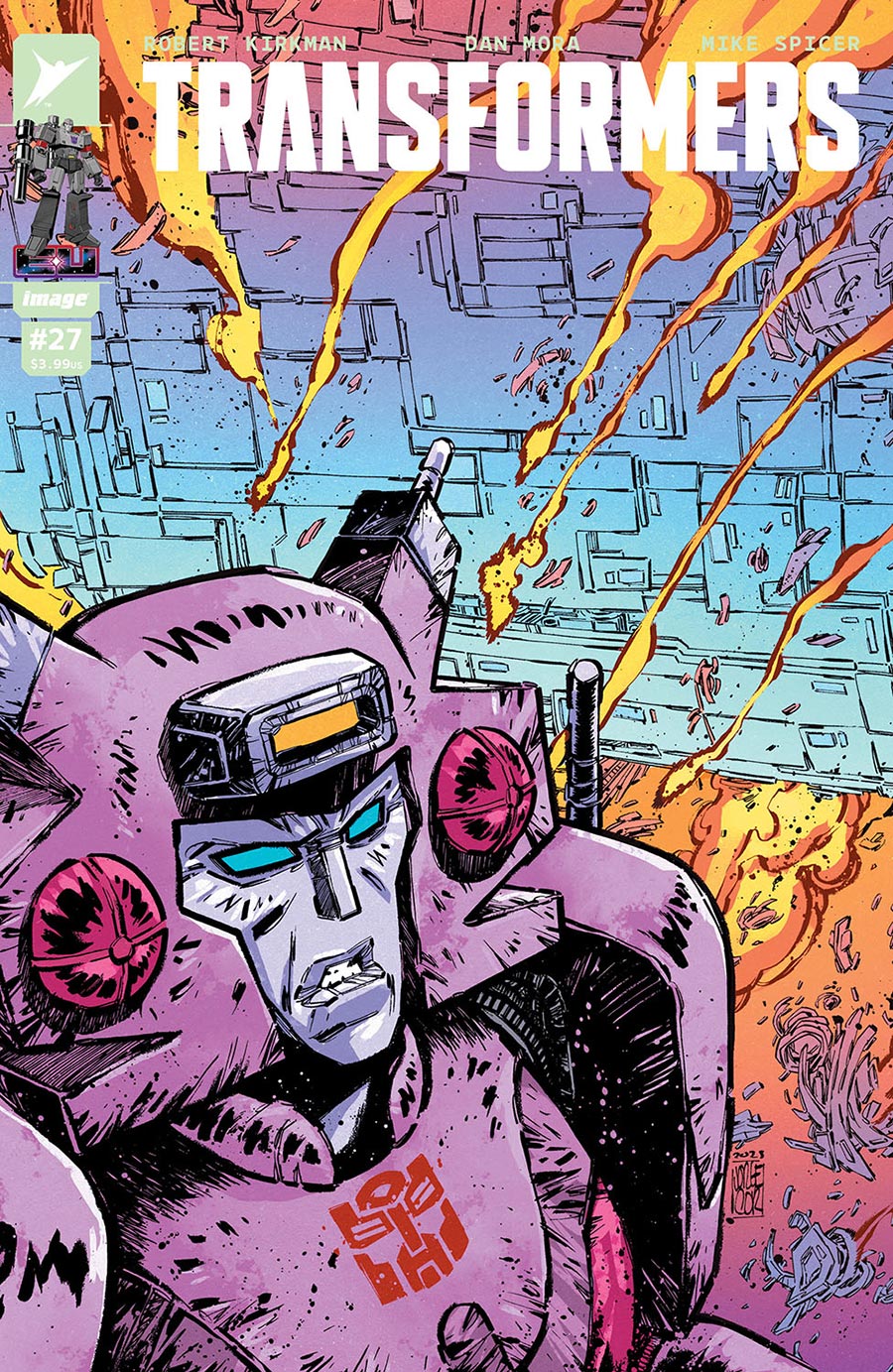 Transformers Vol 5 #27 Cover C Variant Jorge Corona & Mike Spicer Connecting Cover