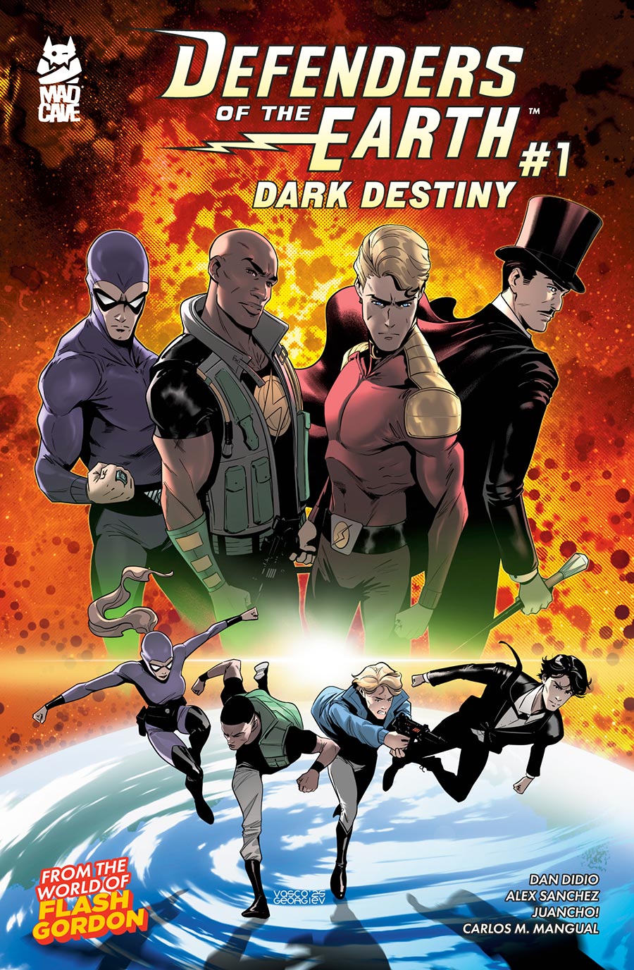 Defenders Of The Earth Dark Destiny #1 Cover B Variant Vasco Georgiev Cover