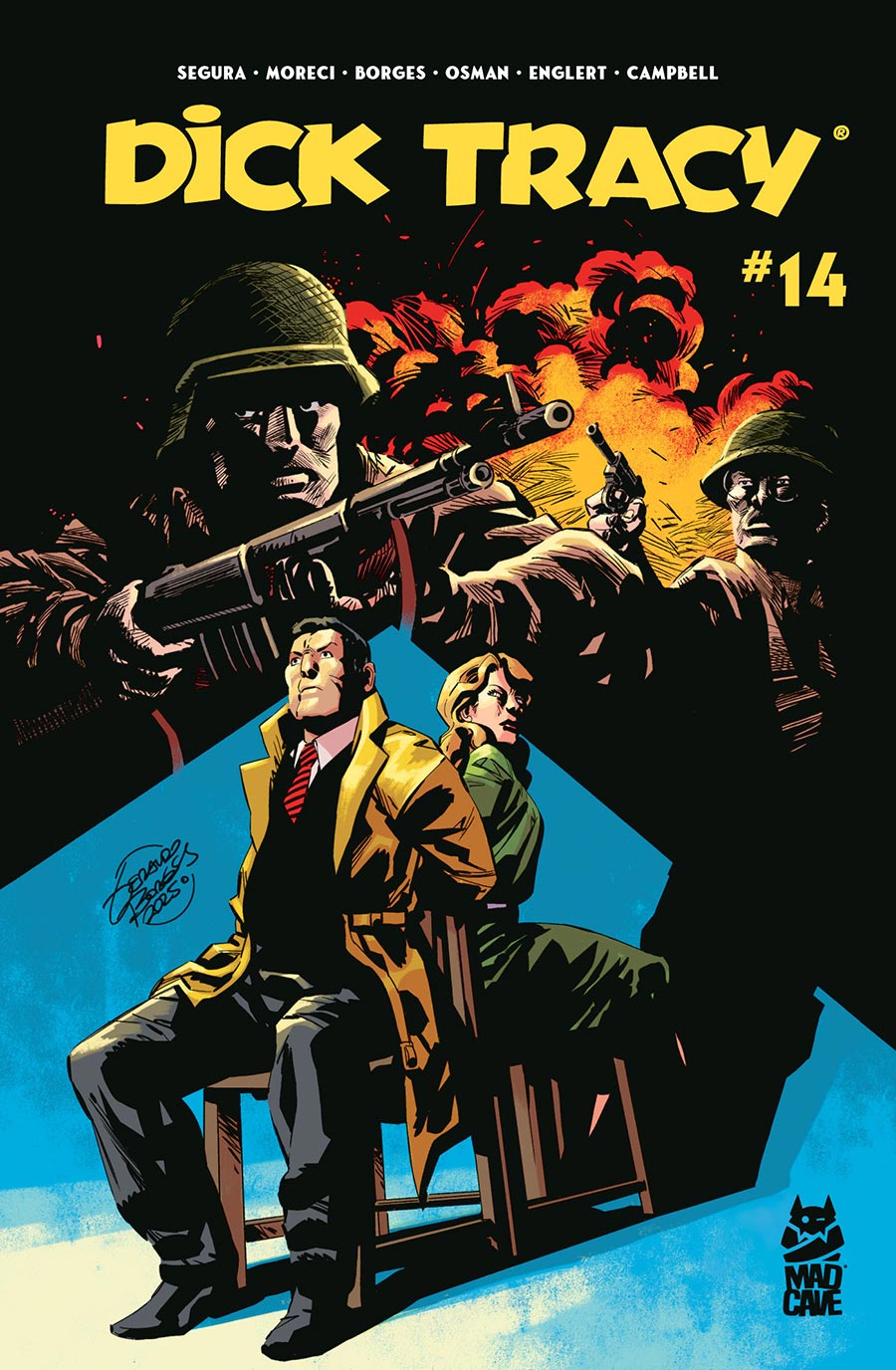 Dick Tracy (Mad Cave Studios) #14 Cover A Regular Geraldo Borges & Mark Englert Cover