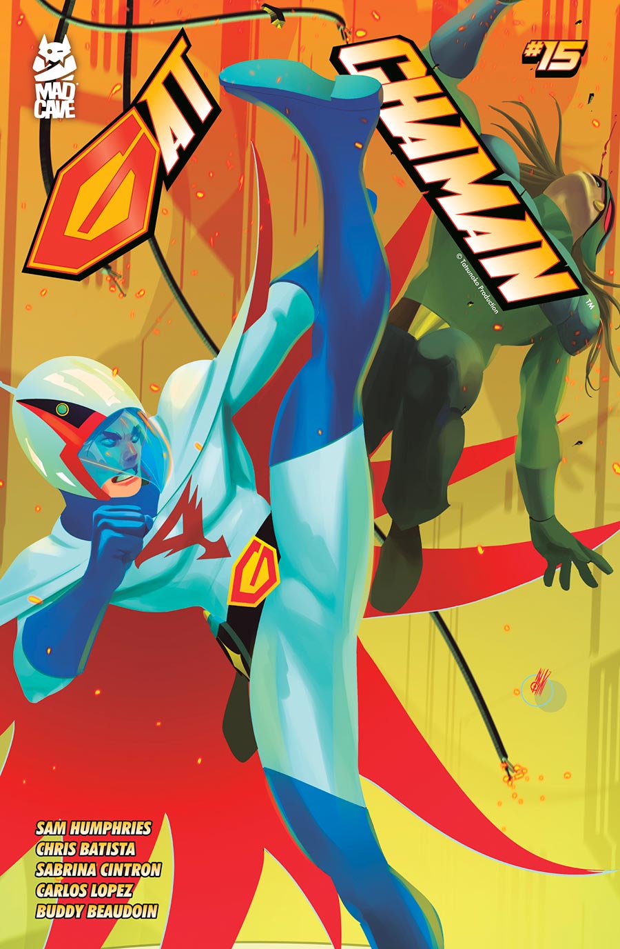 Gatchaman #15 Cover A Regular Inaki Miranda Cover